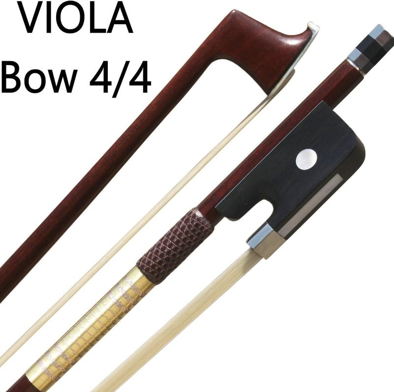 ARCRAW Store Viola Bow Pernambuco Wood Round Stick French PECCATTE Model Rococo Style Teacher Student Professional Stringed Instrument Bows - Image 2